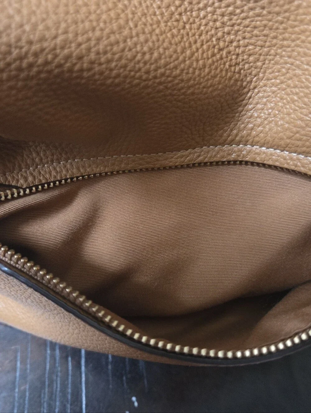 Coach Tan Leather Hobo